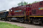 AM 44 trails on a southbound excursion train 